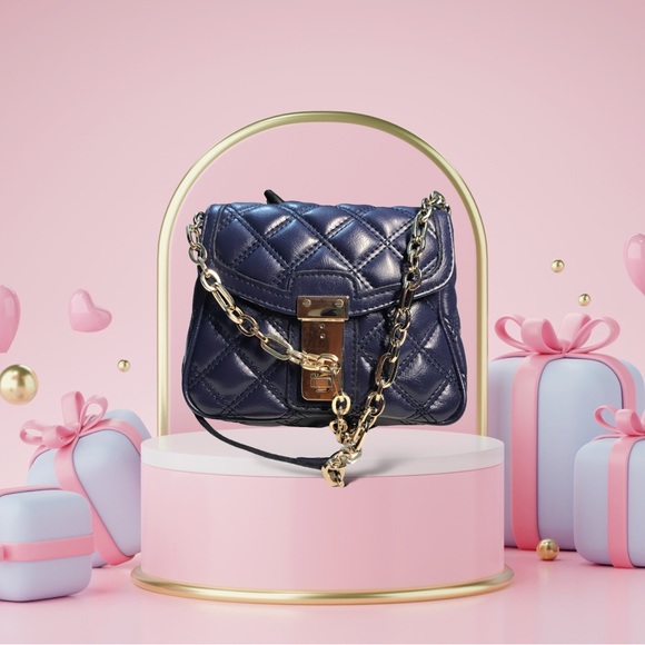 Gorgeous Dark Blue Luxury Crossbody Bag - Picture 4 of 16